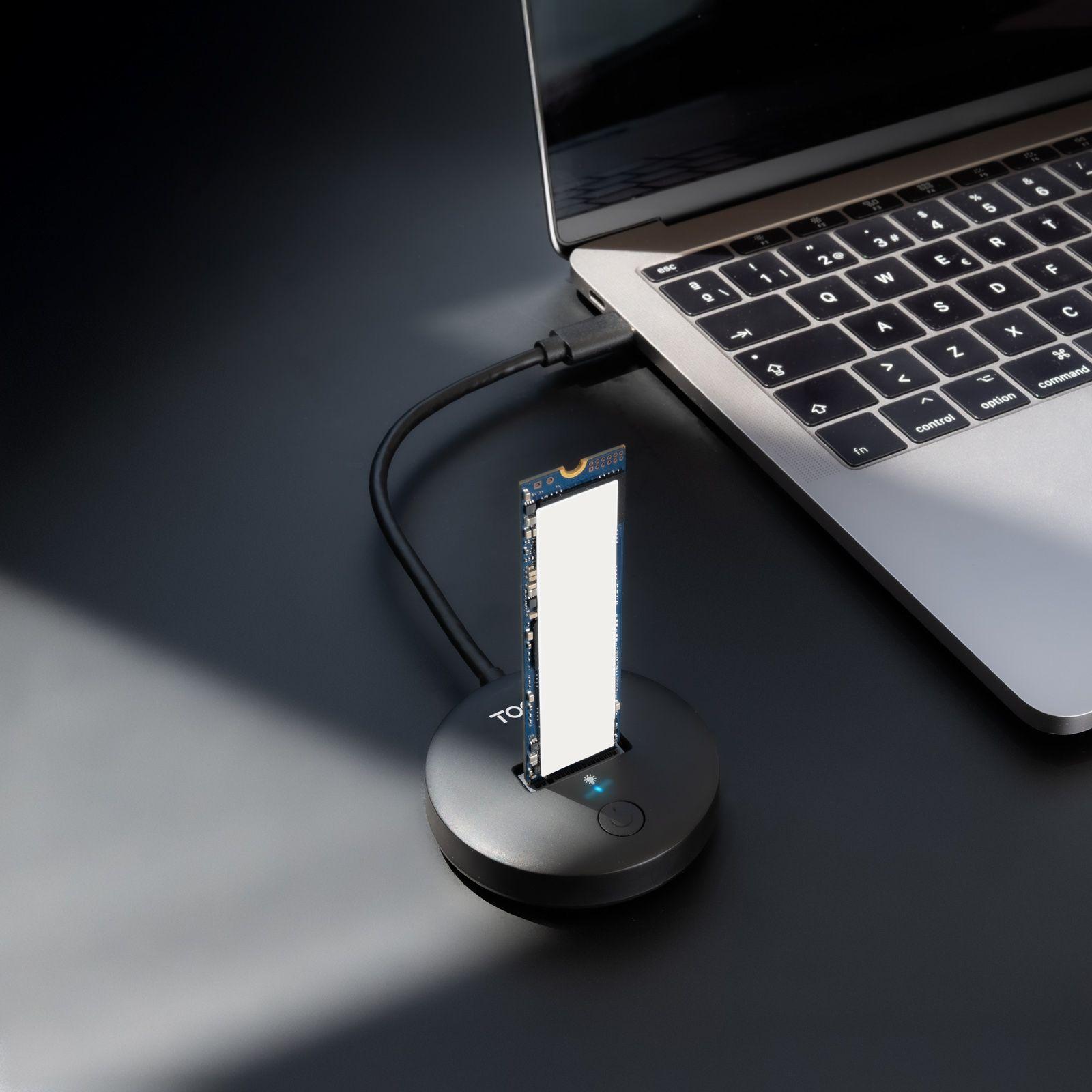 Docking Station para SSD M.2 TOOQ TQDS-100B (8 TB - M.2 " - PCI Express NVMe - Preto) — miniatura 2