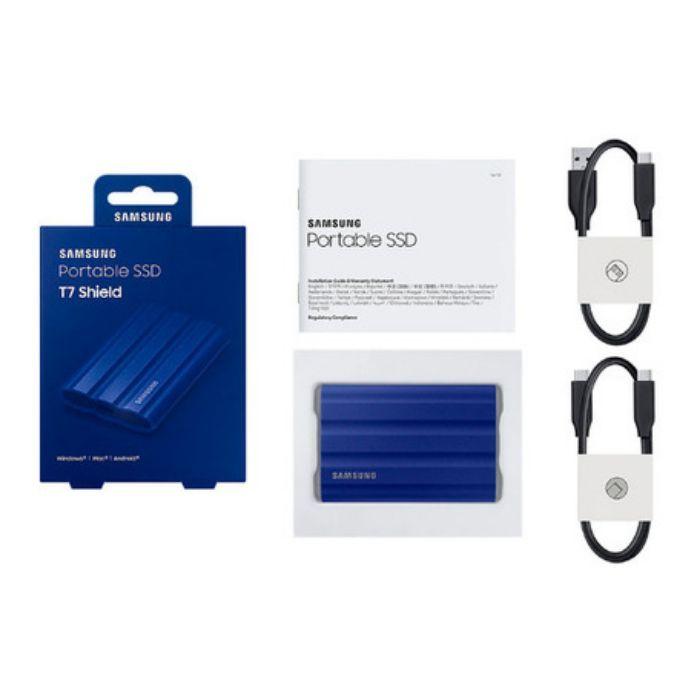 SSD SAMSUNG T7 Shield (1 TB - 2,5 polegadas - USB 3.2 - Azul) — miniatura 3