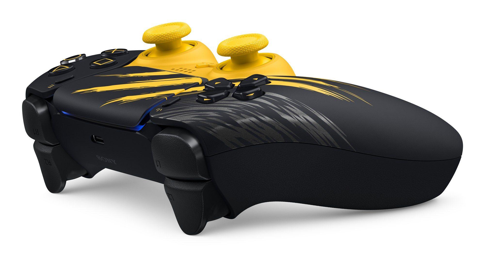 Comando SONY DualSense Marvel's Wolverine (Bluetooth/USB - Com fios e sem fios - Preto/Amarelo) — miniatura 2