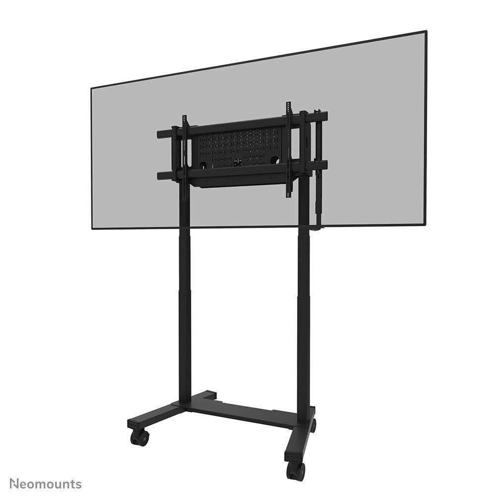 Suporte de Chão Motorizado para TV NEOMOUNTS FL55-975BL1 (2,92 m - 160 kg - Carrinho multimédia - Preto)
