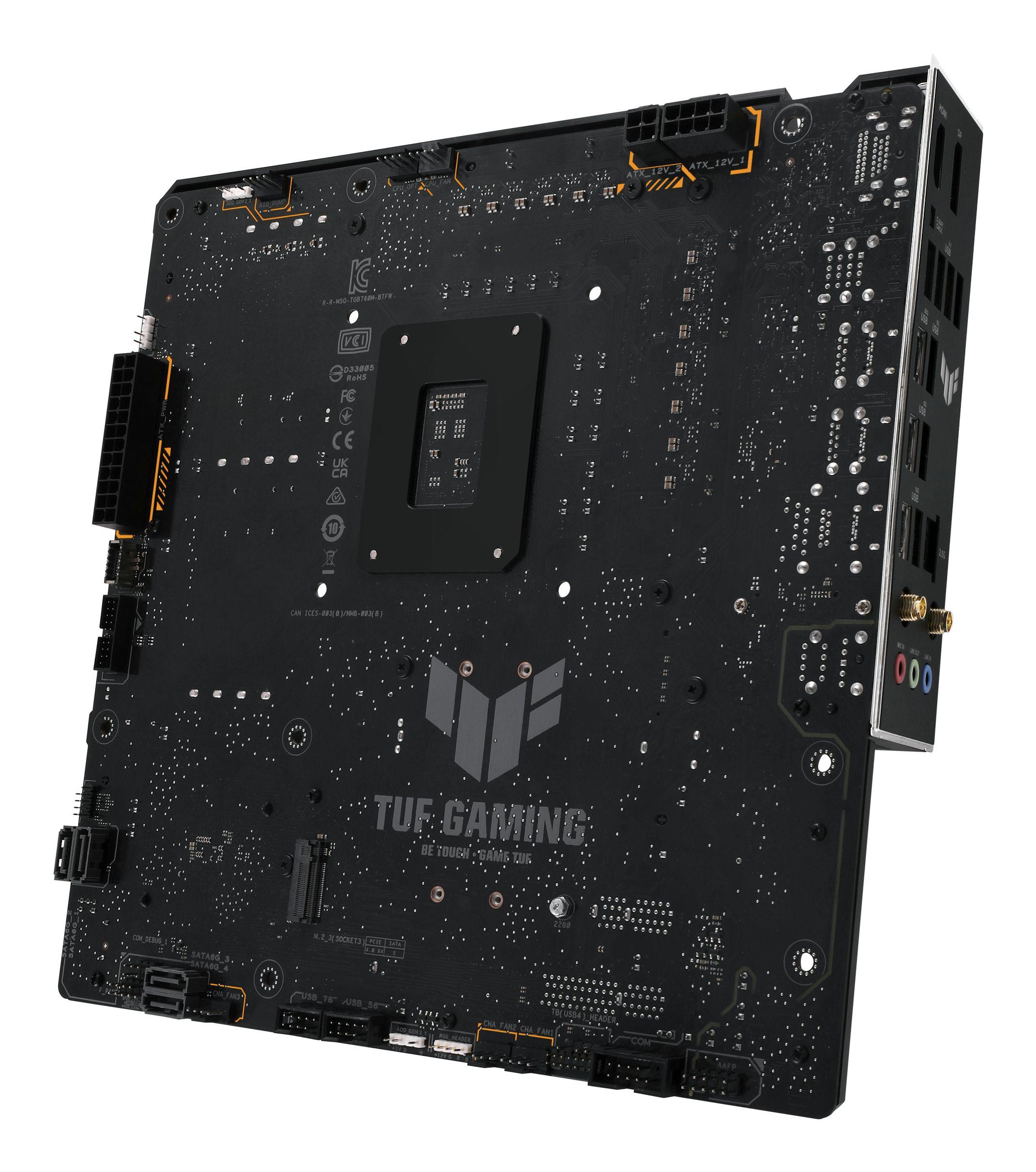 Motherboard ASUS TUF GAMING B760M-BTF WIFI (LGA 1700 - Micro-ATX - Duplo canal), miniatura 9
