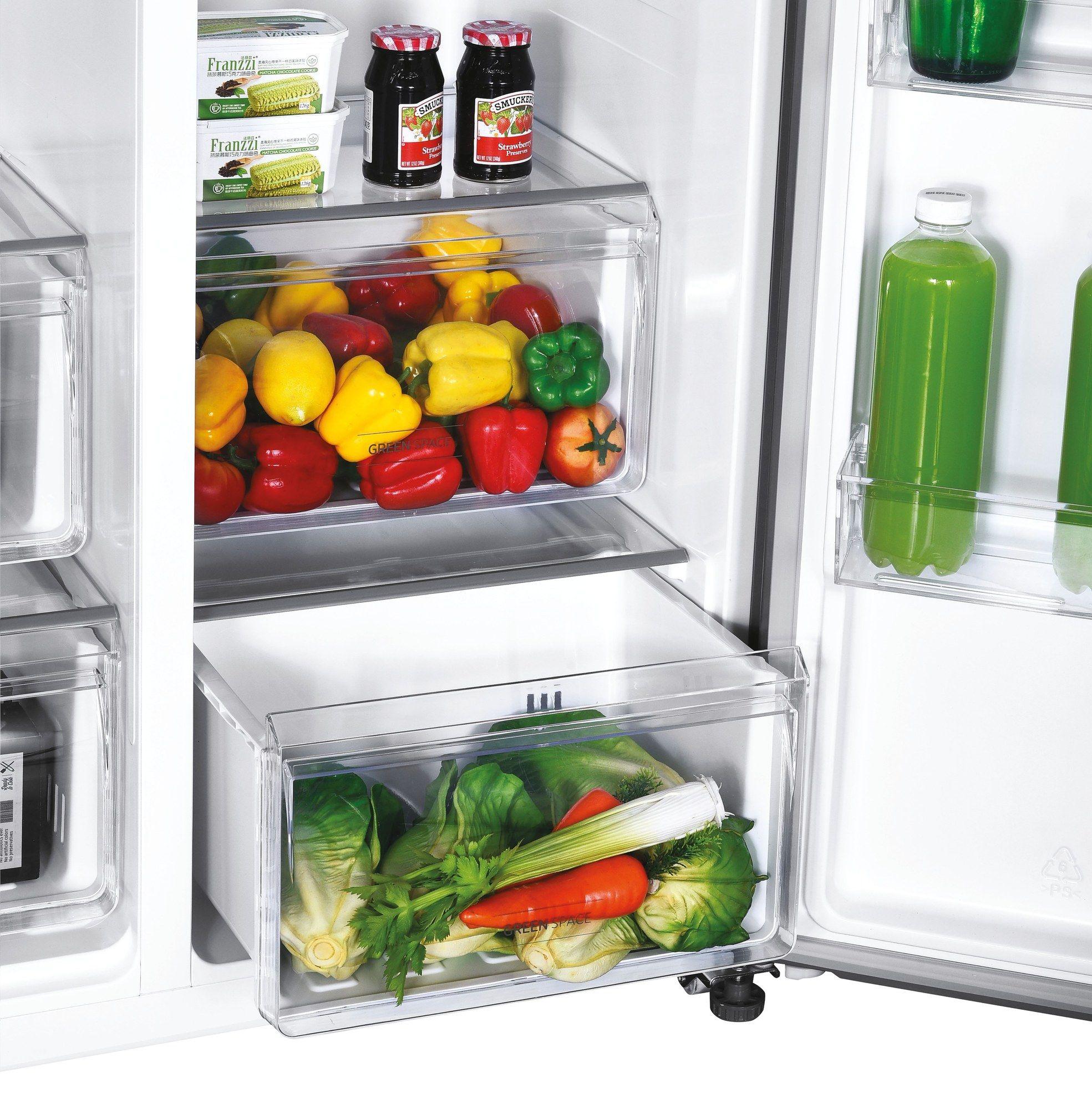Frigorífico Americano Independente HOOVER HHSBSO6174XWD (532 L - 177x90x66 cm - 177 cm - Inox), miniatura 6