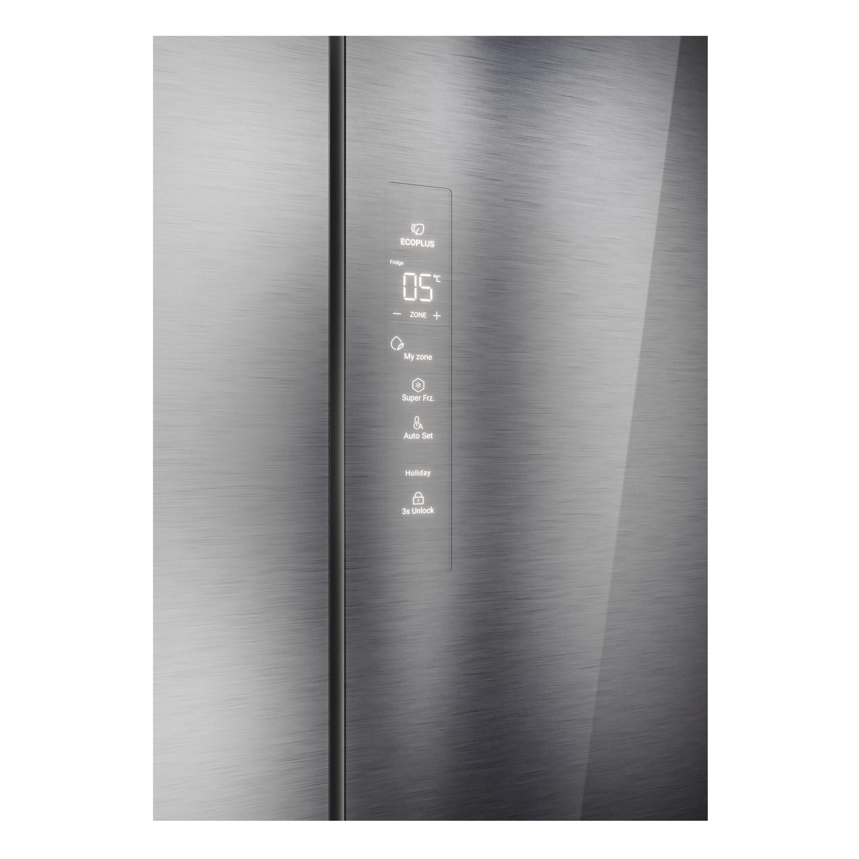 Frigorífico Americano Independente HAIER HFR7819ENGC (504 L - hOn - 190x83x63,6 cm - Inox), miniatura 6