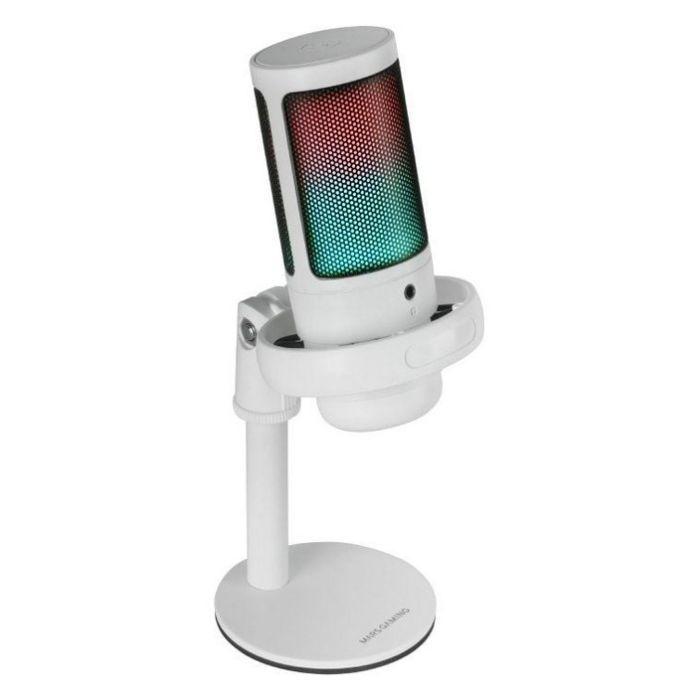 Microfone de Estúdio MARS GAMING MMIC-SE (Microfone de mesa - Com fios - USB/3.5 mm - Branco) — miniatura 3