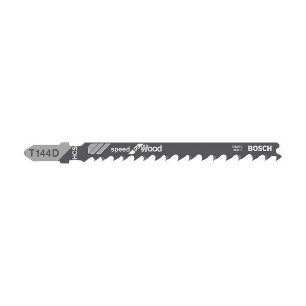 Lâmina de Serra de Vaivém BOSCH T 144 D Speed for Wood (Aço carbono - Preto), miniatura 2