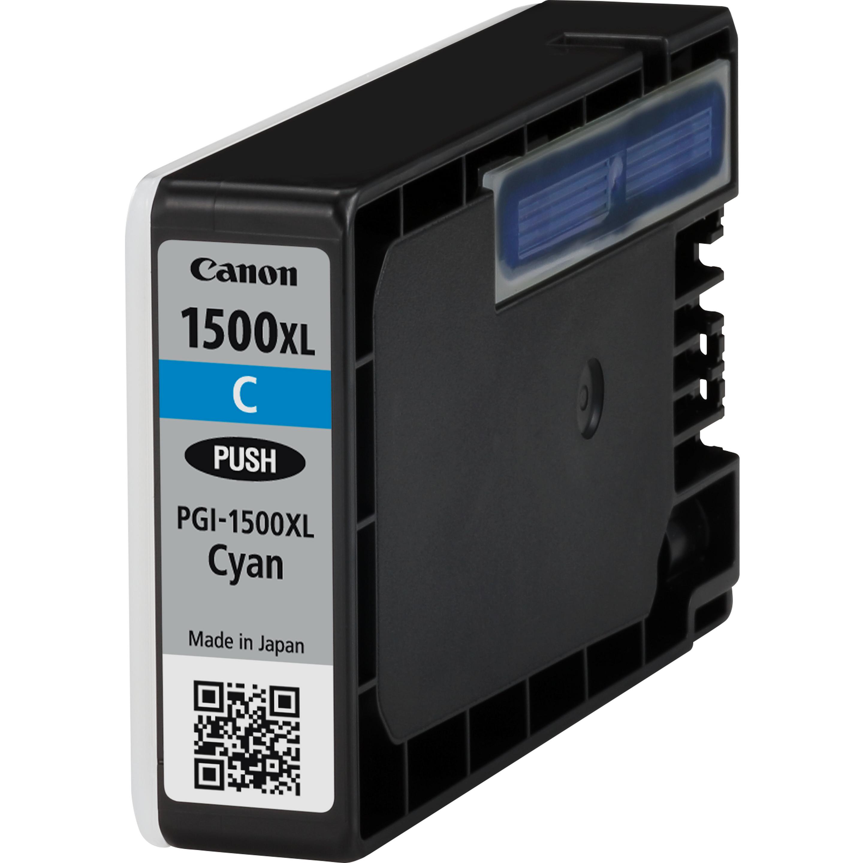 Tinteiro CANON PGI-1500XLC (1020 páginas - Canon MAXIFY MB2050 e MB2350 - Ciano)