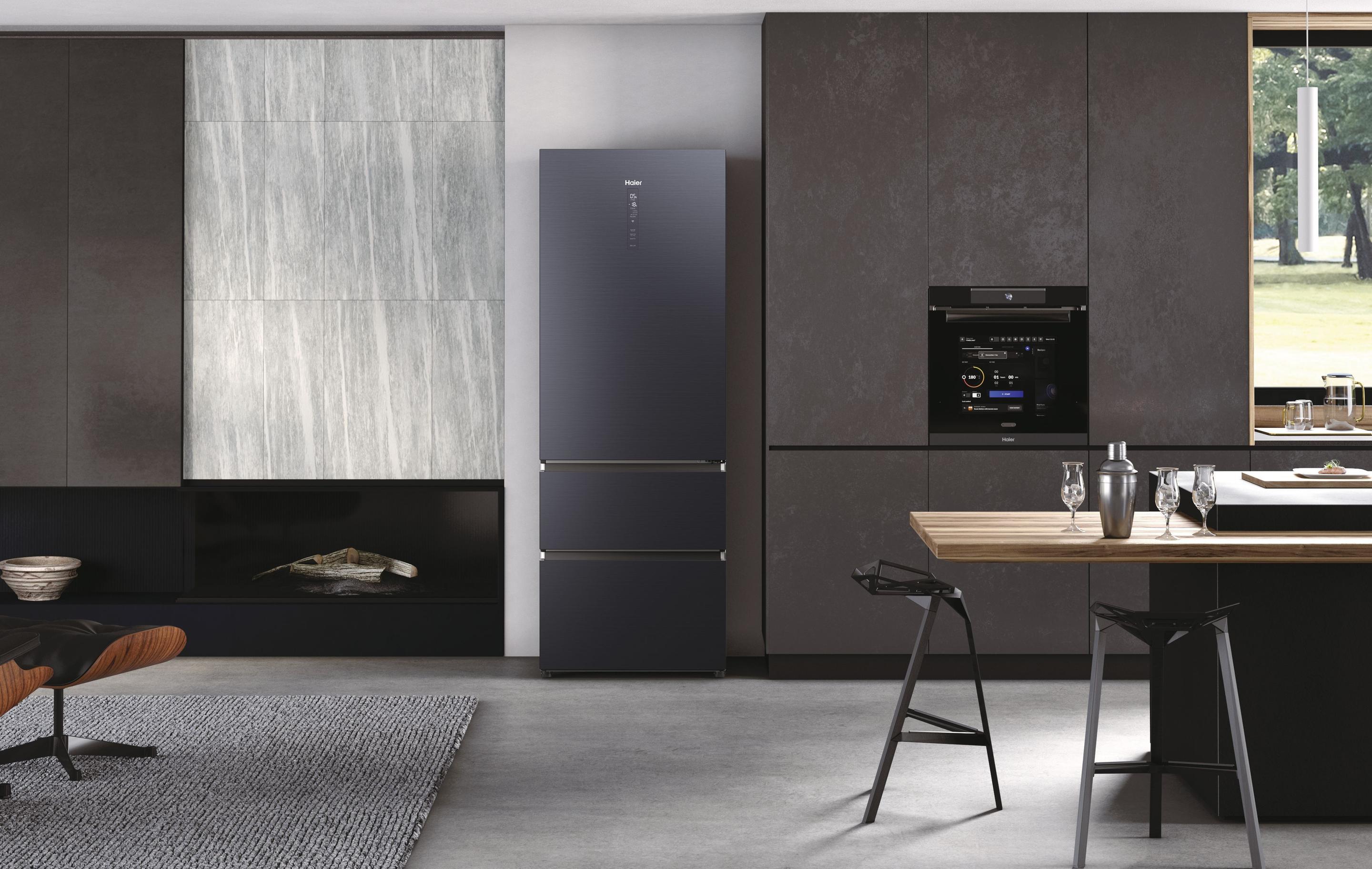 Frigorífico Combinado Independente HAIER HTW7720ENMB (483 l - Automática no frost - hOn - Preto) — miniatura 7