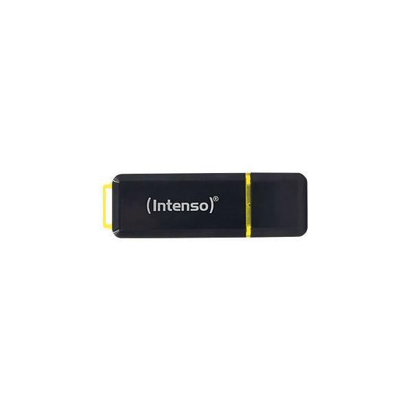 Pen USB INTENSO High Speed Line 128GB (USB Type-A - USB 3.1 Gen 1 - Tampa - Preto/Amarelo), miniatura 2