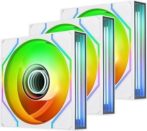 Pack de 3 Ventoinhas THERMALTAKE SWAFAN INFINITY EX12 ARGB Sync (ARGB multicolor - 3,6 W - Branco)
