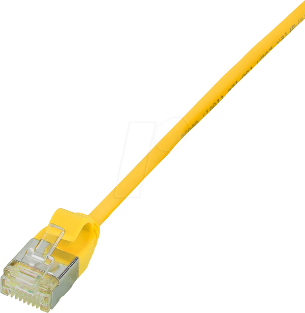 Cabo de Rede RJ45 LOGILINK CQ9067S (3 m - Cat6A - RJ-45 - Amarelo), miniatura 2