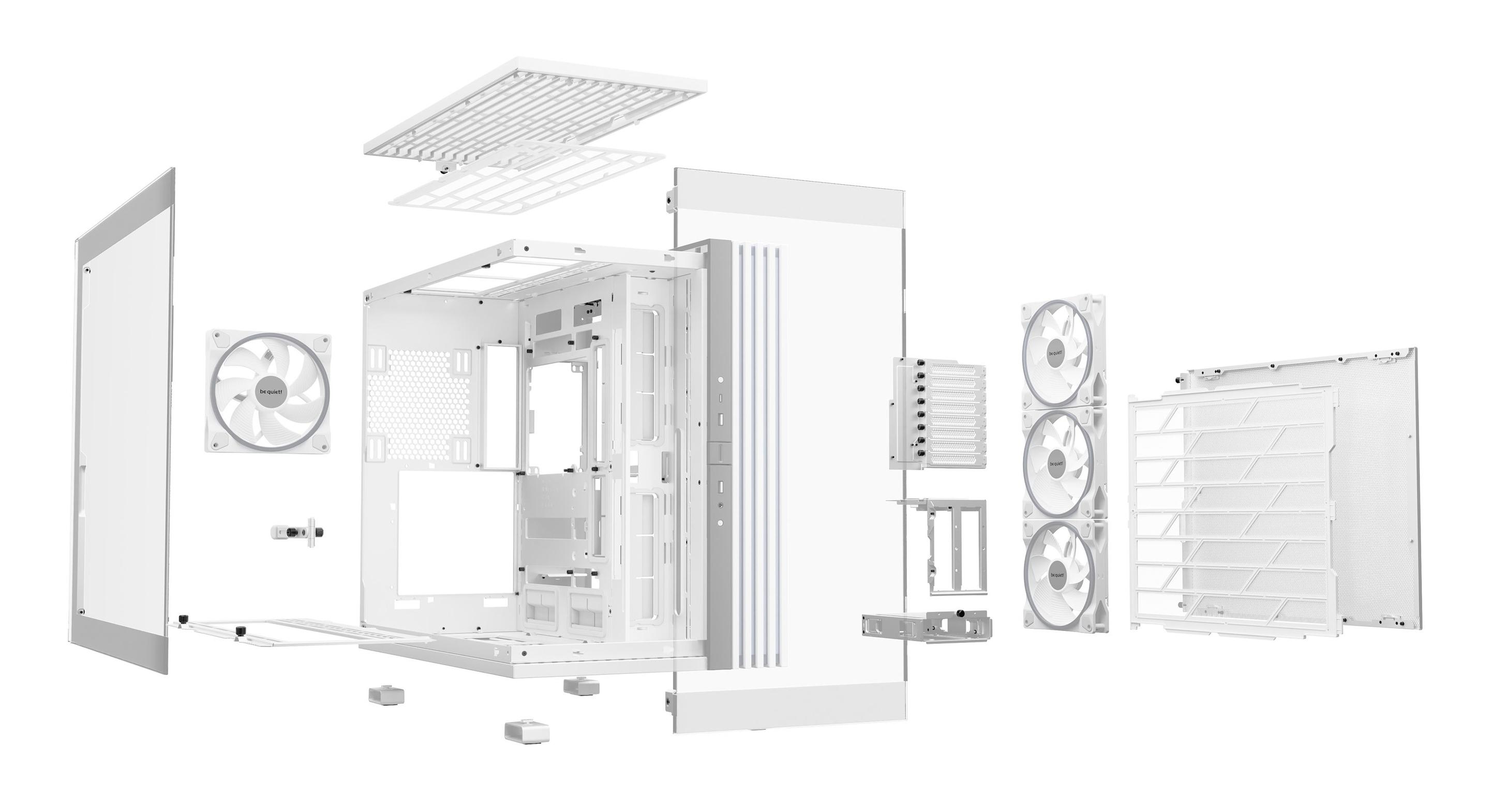 Caixa PC BE QUIET! Light Base 900 DX (Full Tower - 19 cm - 49,5 cm - Branco) — miniatura 5