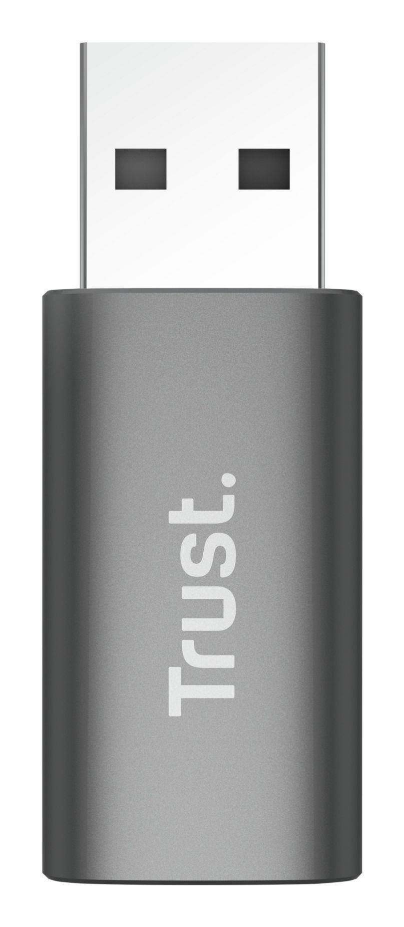 Adaptador USB-A para USB-C TRUST Calyx 25573 (USB Type-A - USB Type-C - Cinzento) — miniatura 4