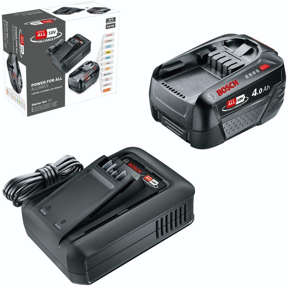 Kit de Bateria e Carregador BOSCH PBA 18V 4,0Ah + AL 18V-20 (Prateado), miniatura 3
