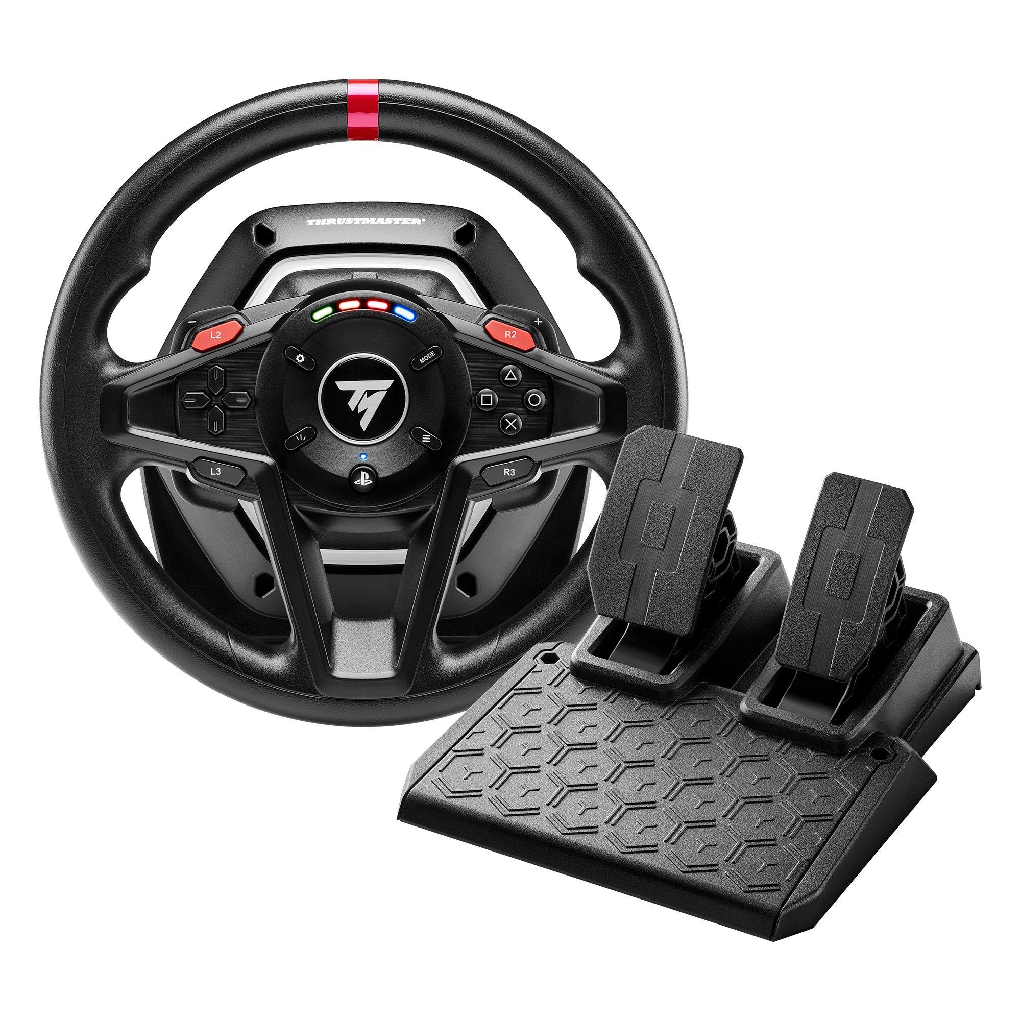 Volante e Pedais THRUSTMASTER T128 (PlayStation - Com fios - Preto)