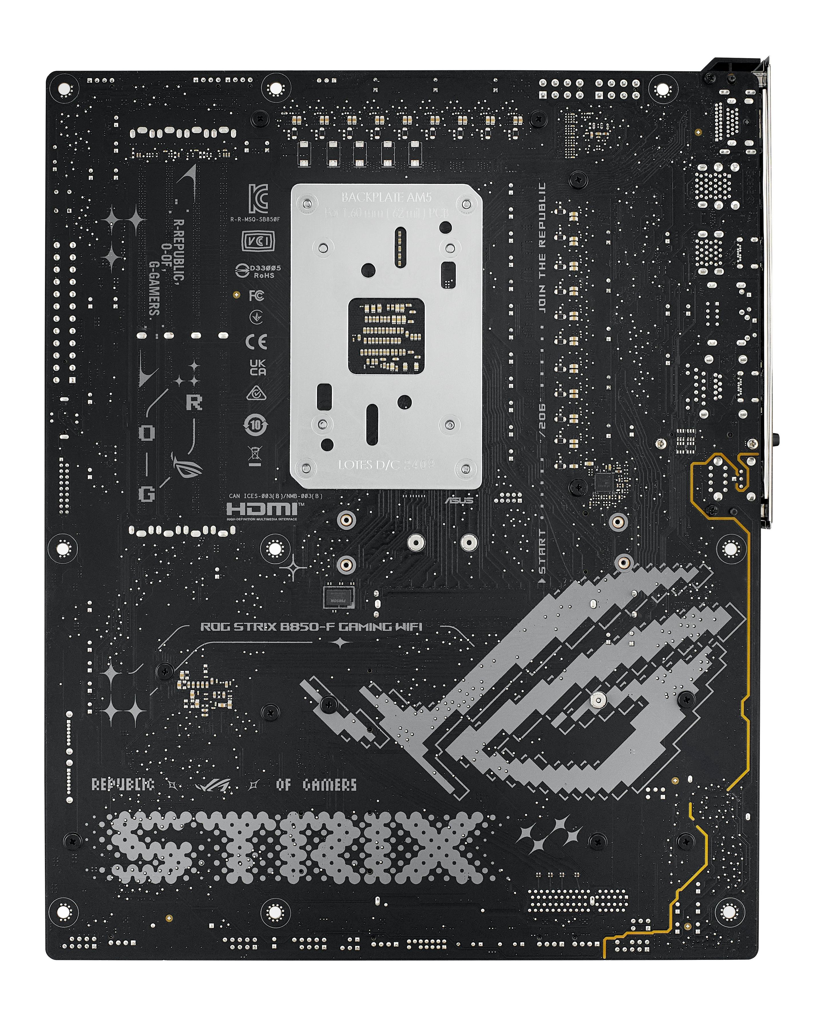 Motherboard ASUS ROG Strix B850-F Gaming WiFi (AM5 - ATX - Duplo canal - Preto), miniatura 8