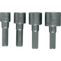 Conjunto de Chaves de Caixa BOSCH 2609255904 (4 peças - Encaixe 1/4")