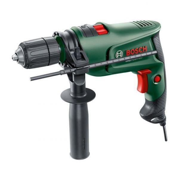 Berbequim Percutor BOSCH EasyImpact 600 (Verde e Preto)