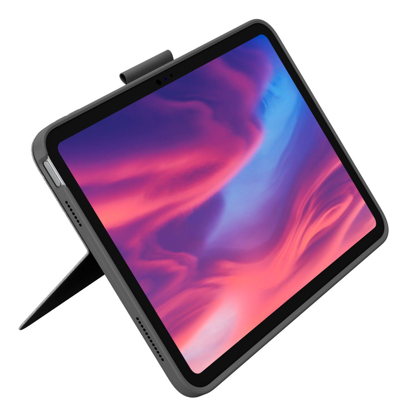 Teclado LOGITECH Combo Touch para iPad 10.ª Geração (Espanhol - Smart Connector - Acoplamento - Cinzento Oxford)