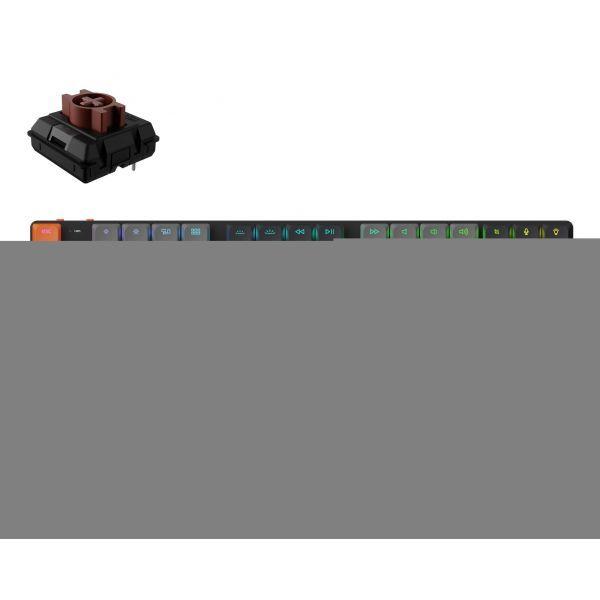 Teclado KEYCHRON K1 QMK K1X-A3 (Inglês - Interruptor de chave mecânico - 80% - Preto), miniatura 2