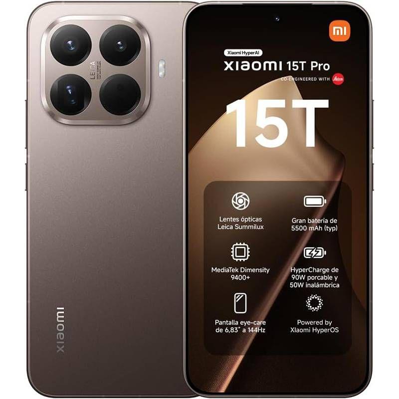 Smartphone XIAOMI 15T Pro 5G (12GB/1TB - 6,83" - Dourado Mocha), miniatura 2