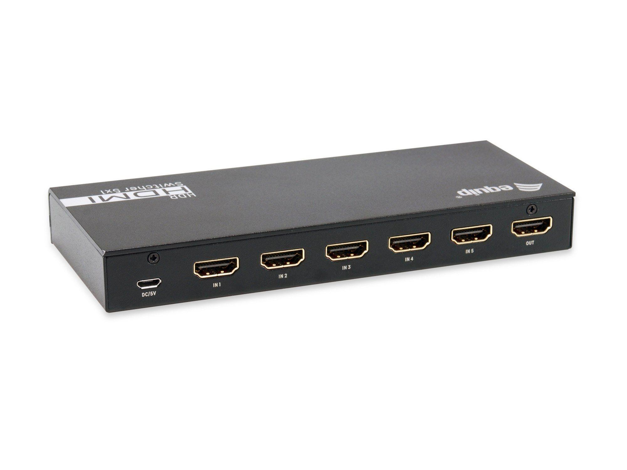 Comutador HDMI EQUIP 392943 (60 Hz - Preto), miniatura 2