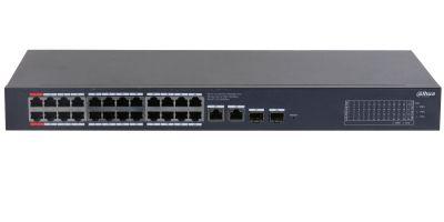 Switch Gerido DAHUA CS4228-24GT-375 (Gigabit Ethernet - 56 Gbit/s - L2 - Preto), miniatura 2