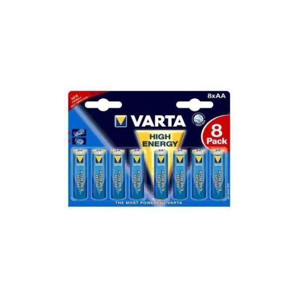 Pilhas Alcalinas VARTA Longlife Power AA (Azul e Cinzento), miniatura 2