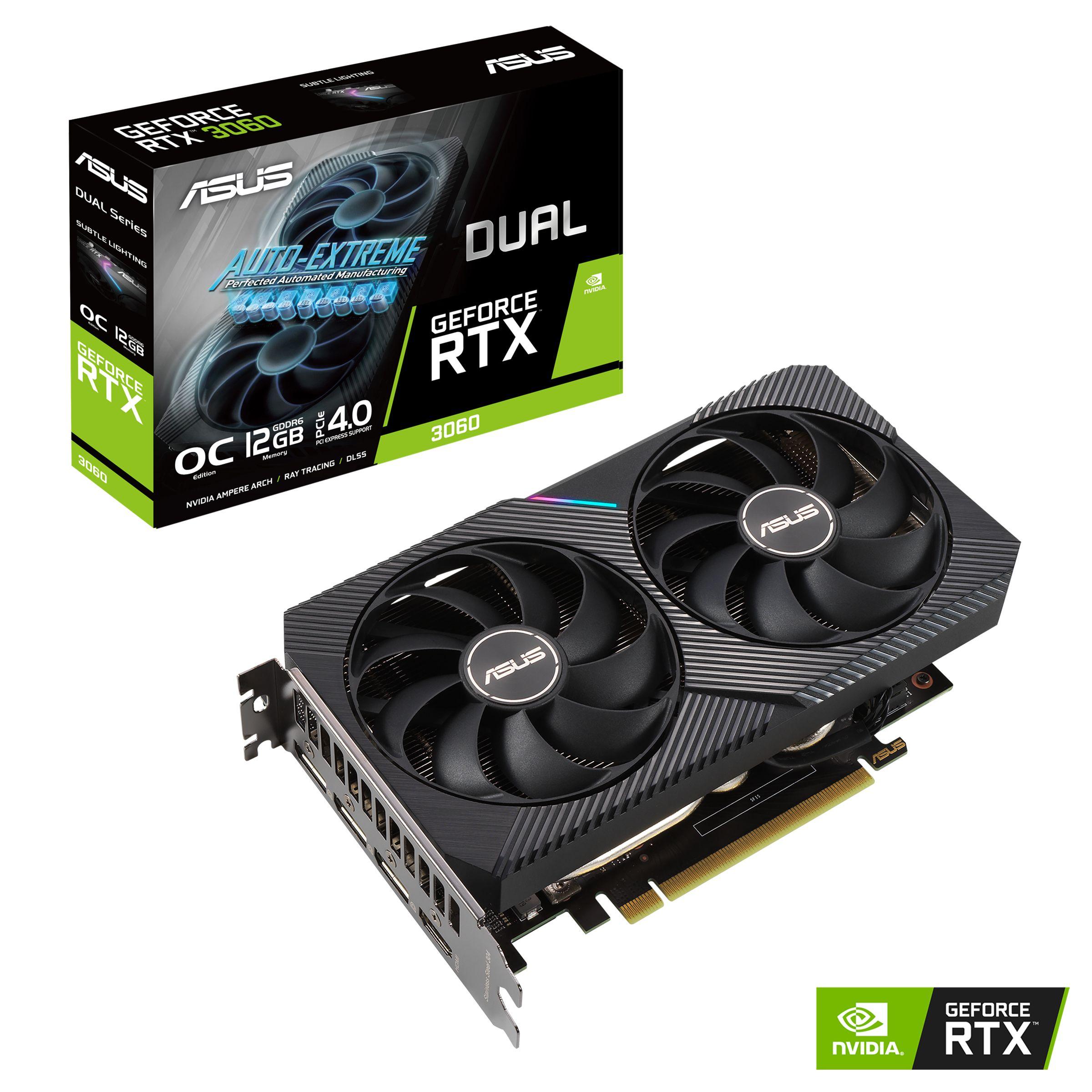 Placa Gráfica ASUS DUAL-RTX3060-O12G-V2 (GeForce RTX 3060 - 15 Gbps - 12 GB - Preto), miniatura 16