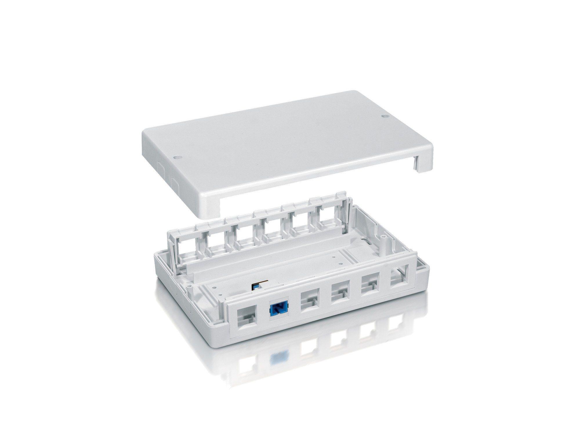Caixa de Tomadas de Superfície para Keystone EQUIP 125460 (Branco) — miniatura 2