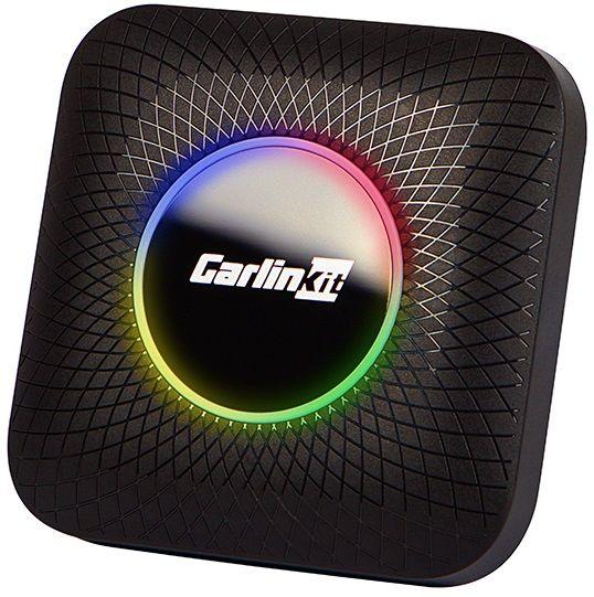 Adaptador Sem Fios CarPlay e Android Auto CARLINKIT TBOX PLUS LED 4+64 (Android 13.0 - Preto)