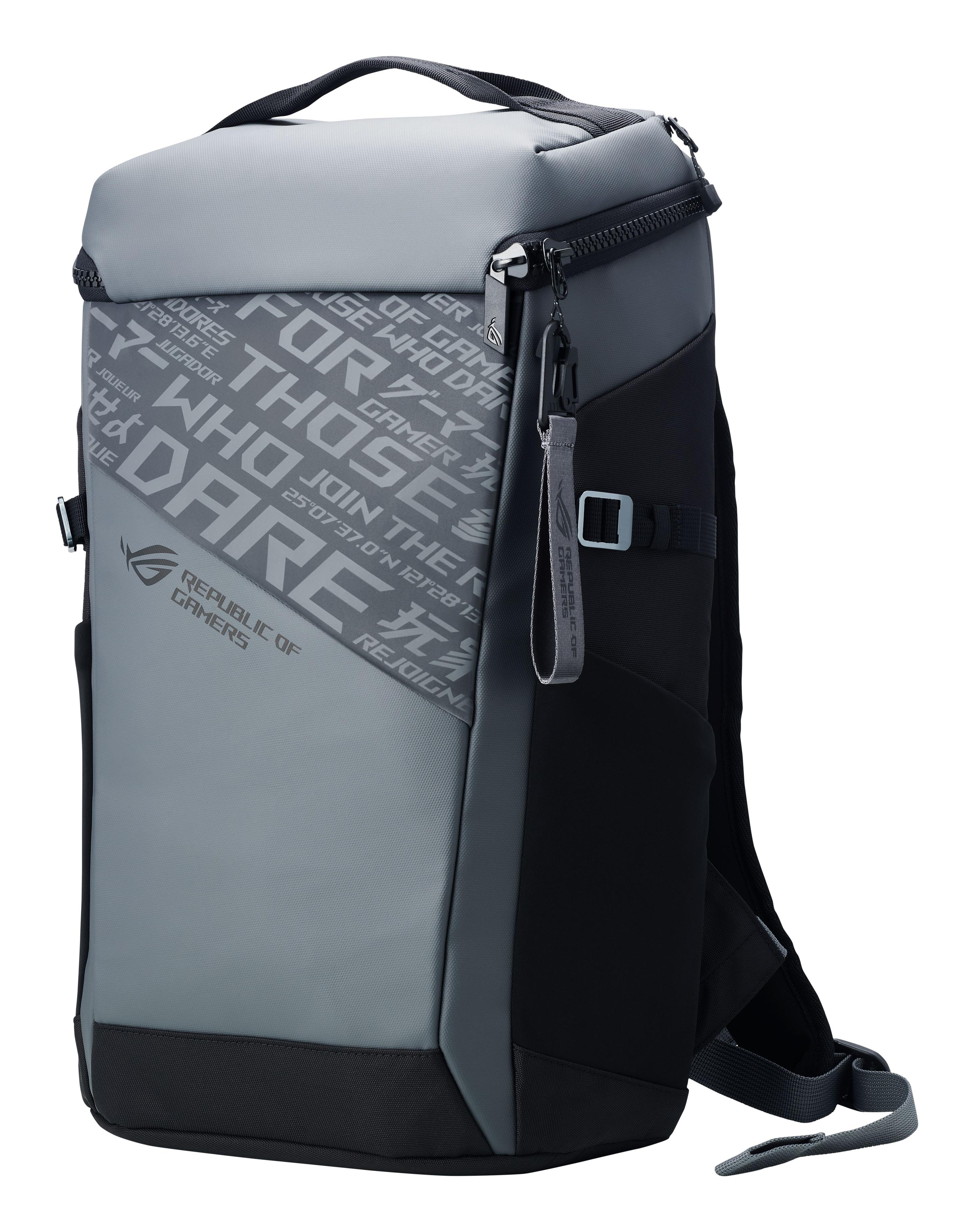 Mochila ASUS ROG Ranger BP2701 Cybertext Edition (18" - Preto e Cinzento) — miniatura 2
