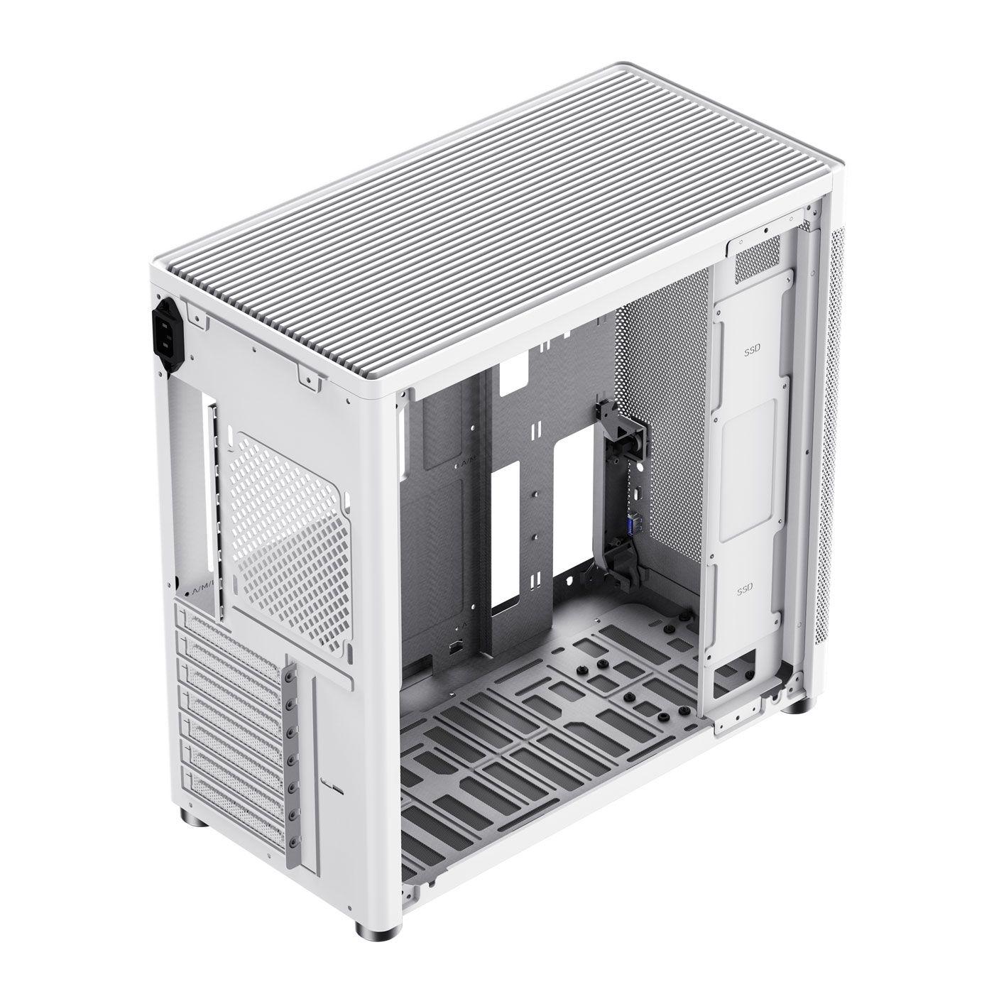 Caixa ATX COOLBOX MESH MP1 (ATX, Micro ATX, Micro-ITX - Torre - SGCC - Branco) — miniatura 6