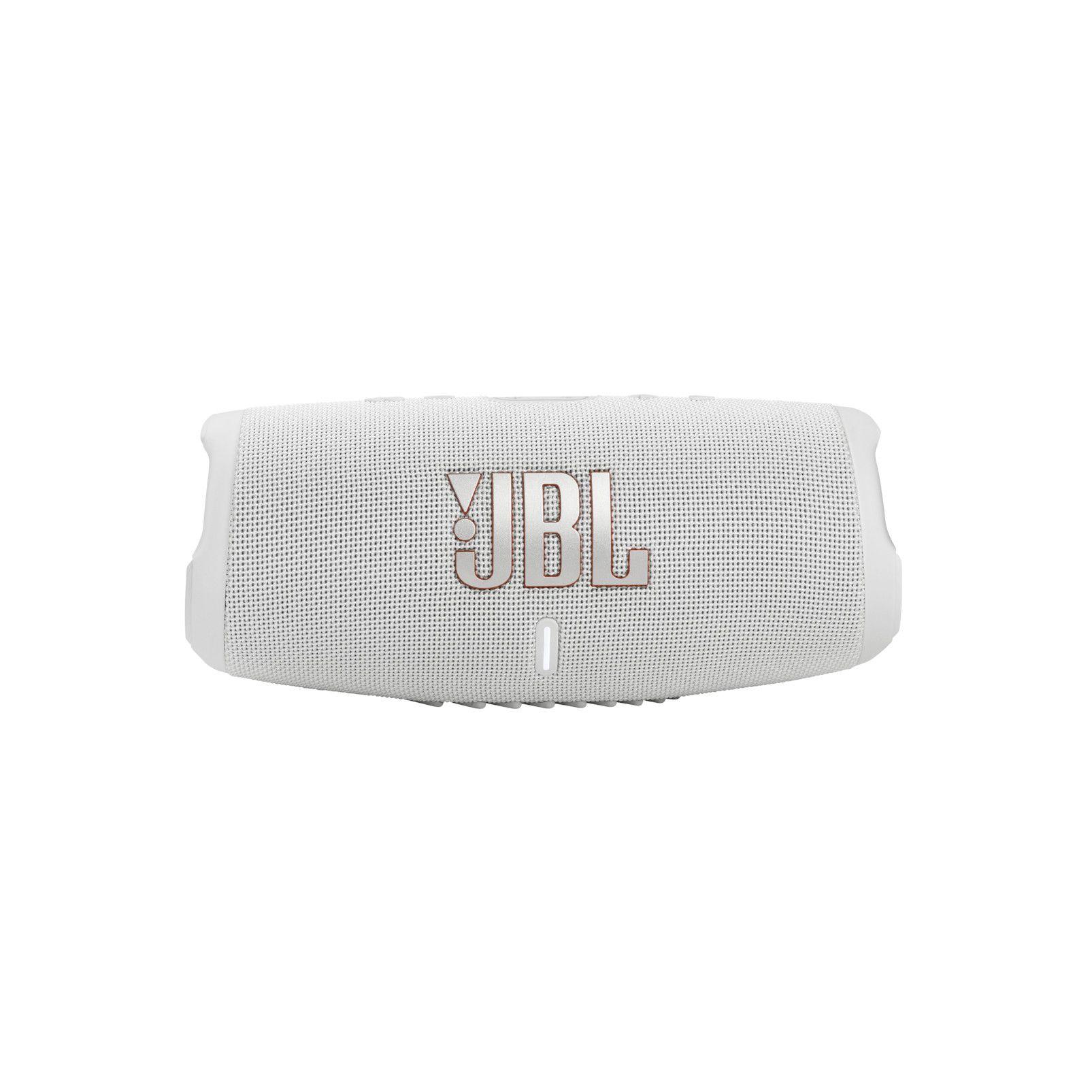 Coluna Portátil Estéreo JBL Charge 5 (40 W - USB Type-C - Branco) — miniatura 2