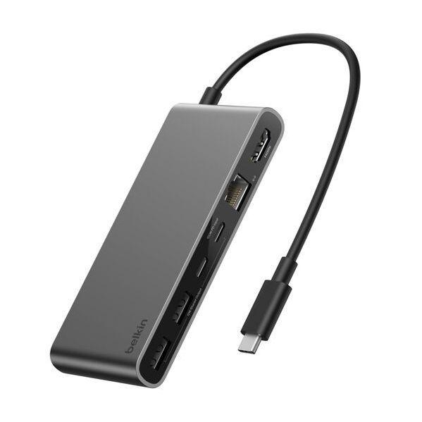 Hub USB-C BELKIN INC024HQSGY (0,2 m - Cinzento), miniatura 2