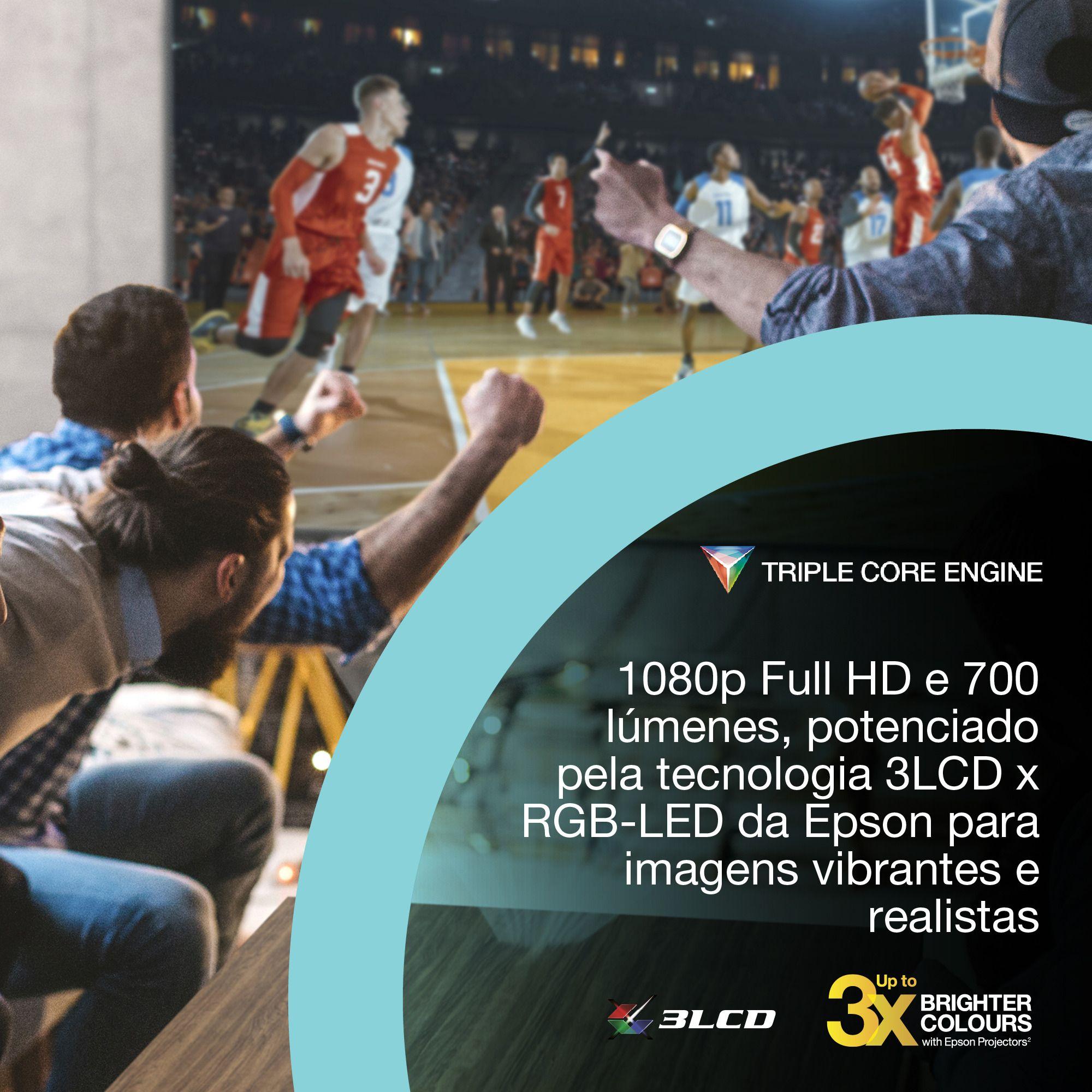 Projetor EPSON Lifestudio Pop EF-61W (1080p - 30 a 150 polegadas - Google TV - Branco), miniatura 12