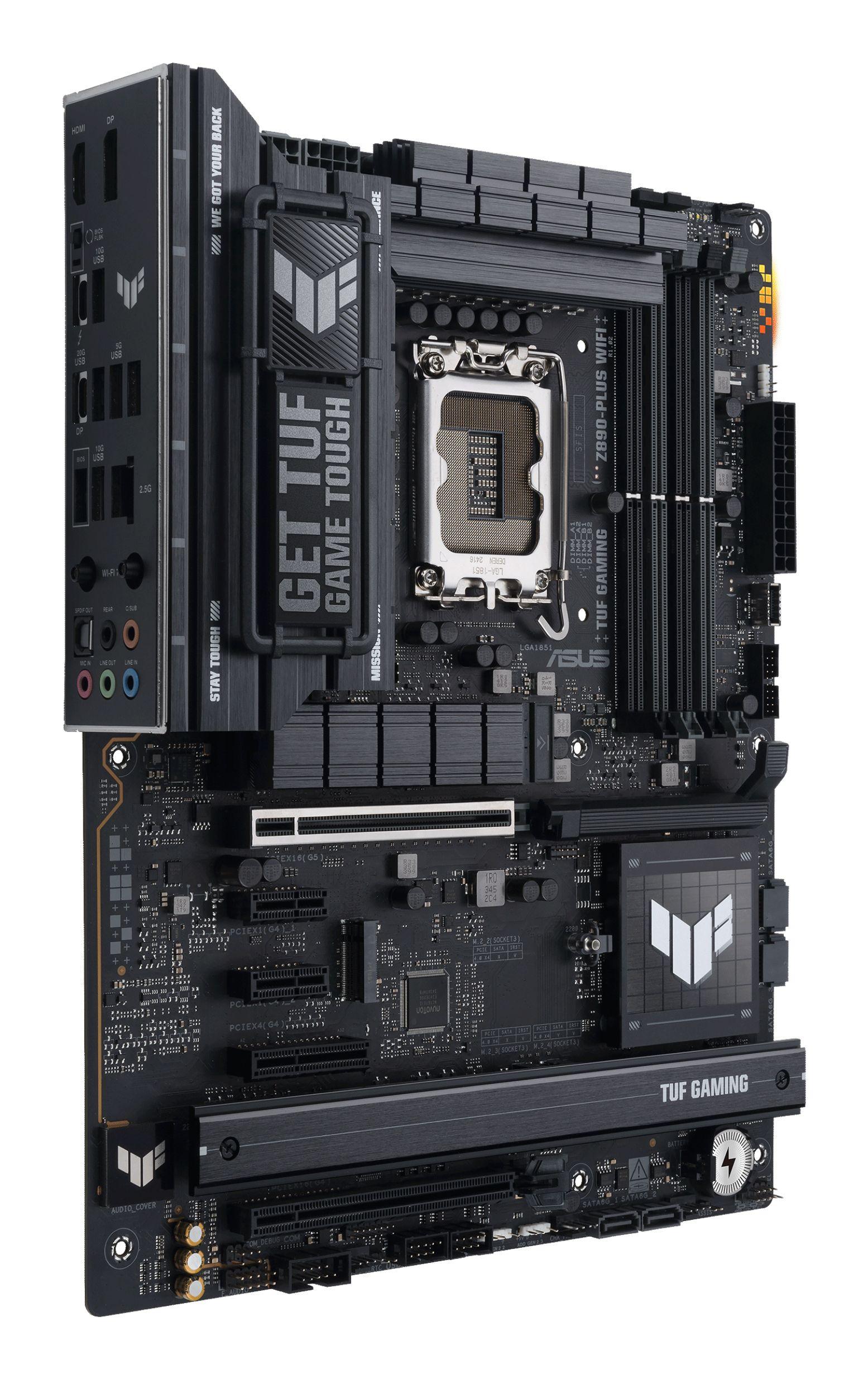 Motherboard ASUS TUF Gaming Z890-PLUS WIFI (LGA 1851 (Socket V1) - Intel Core Ultra - ATX - Preto), miniatura 3