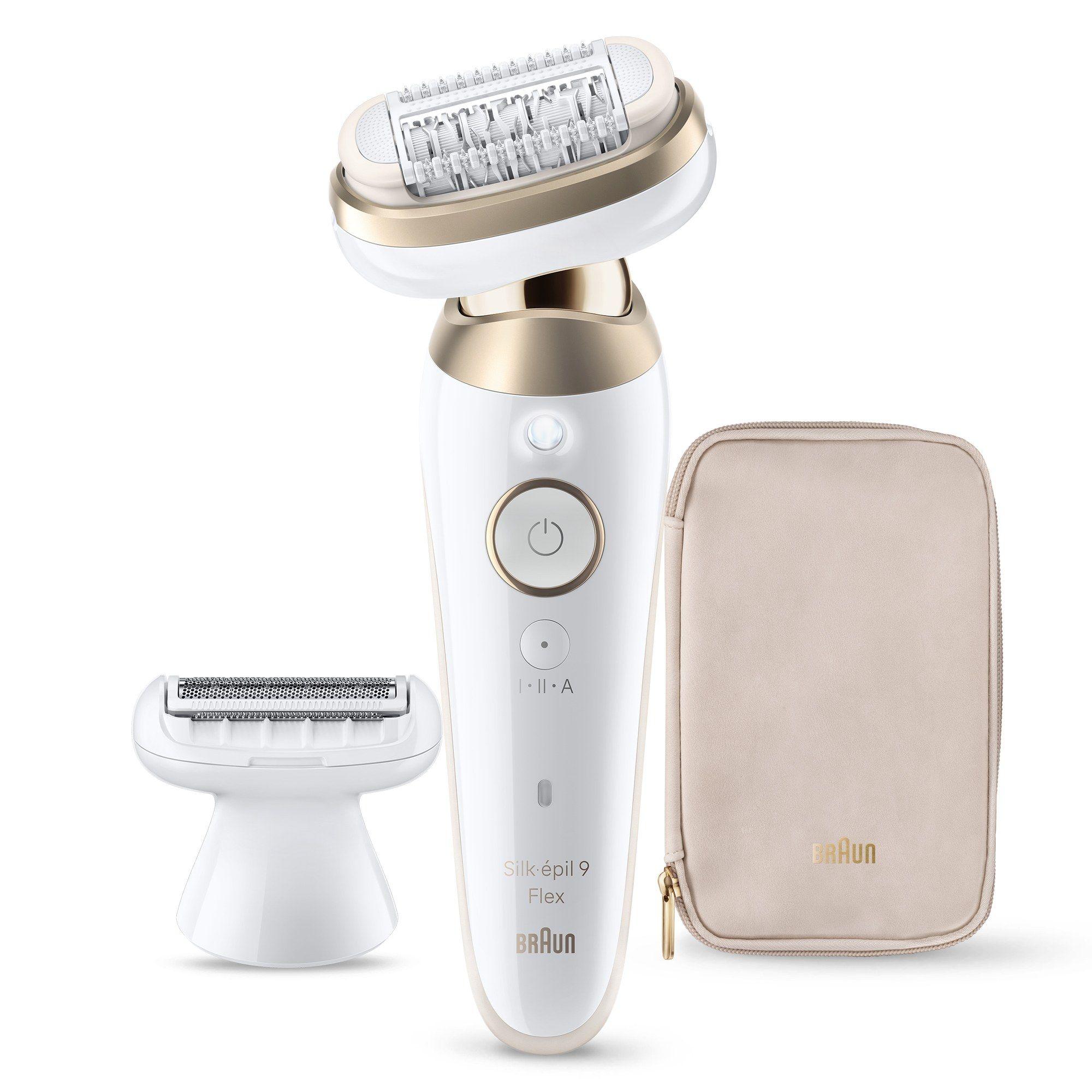 Depiladora BRAUN Silk-épil 9 Flex 9-030 3D (Branco e Dourado)