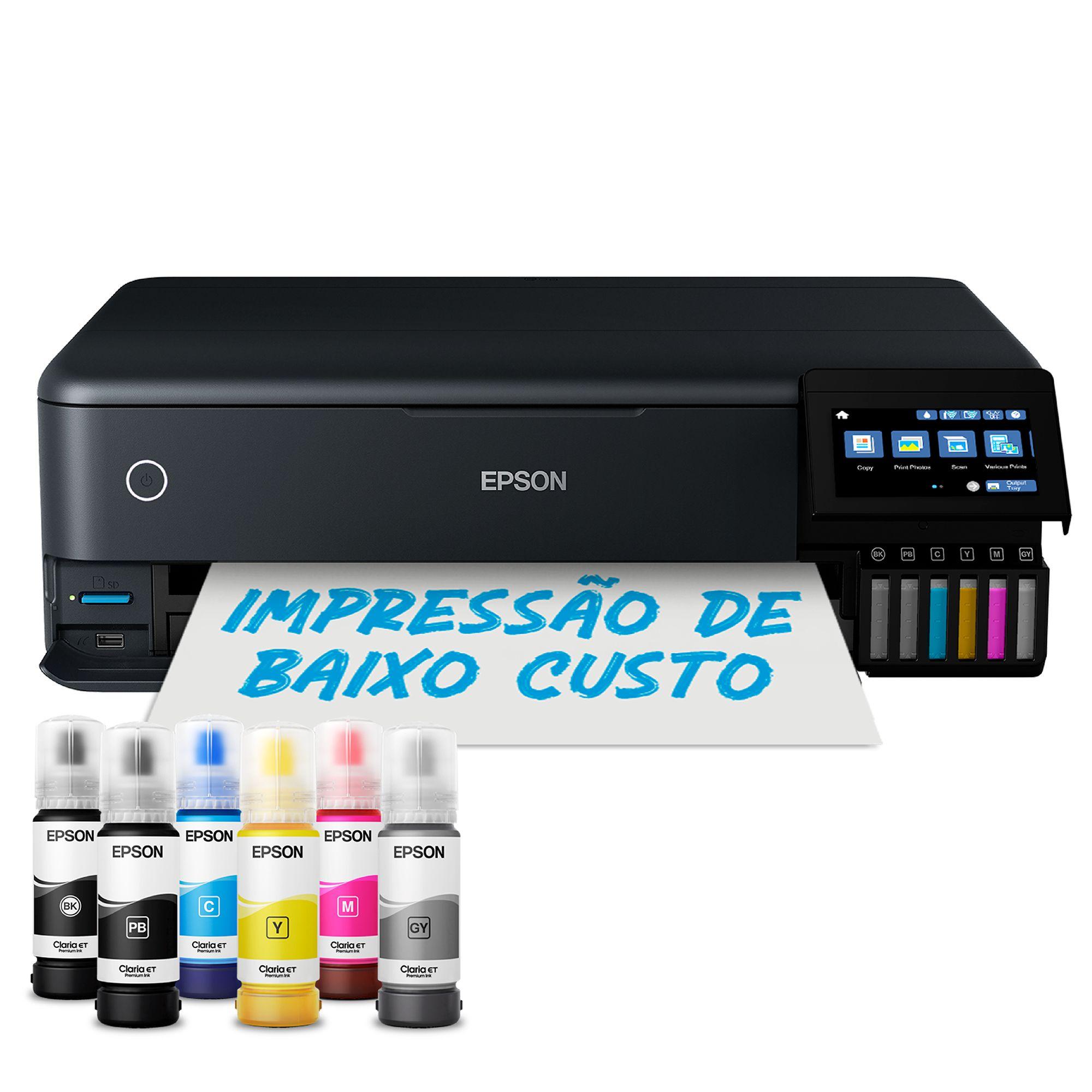 Impressora Multifunções EPSON EcoTank ET-8550 (A3 - Impressão a cores - WiFi / Bluetooth - Preto) — miniatura 2
