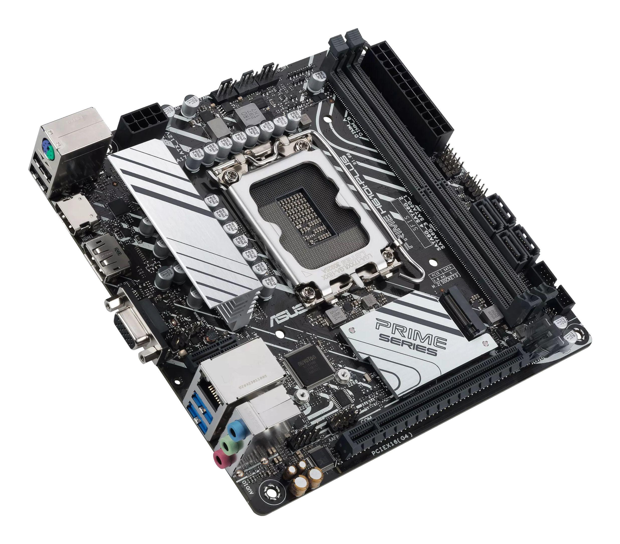 Motherboard ASUS PRIME H610I-PLUS-CSM (LGA 1700 - Mini-ITX - Duplo canal), miniatura 5