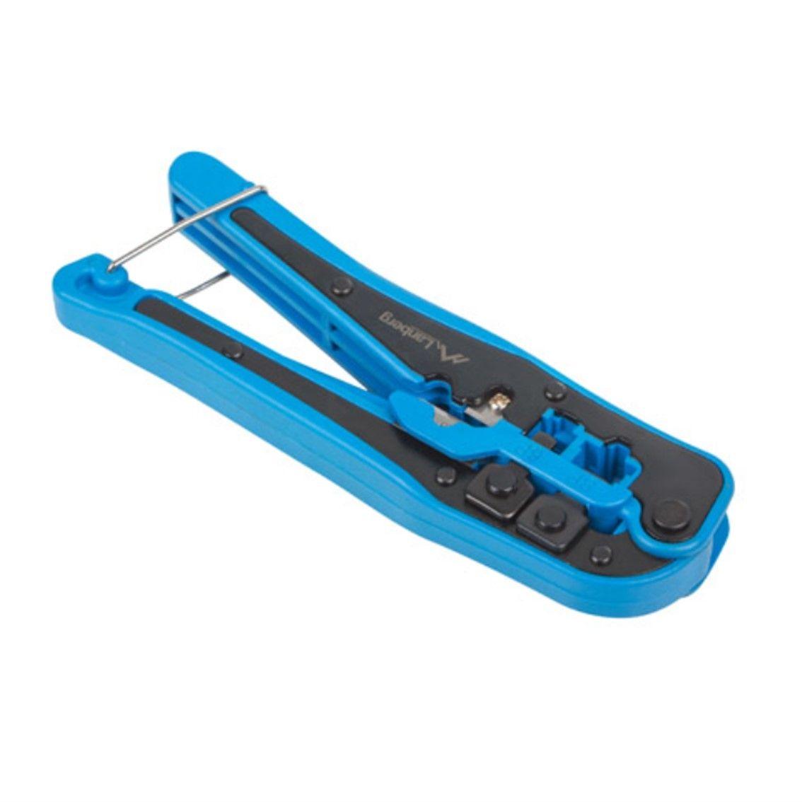 Alicate para Cravar Fichas LANBERG NT-0202 (Preto e Azul)