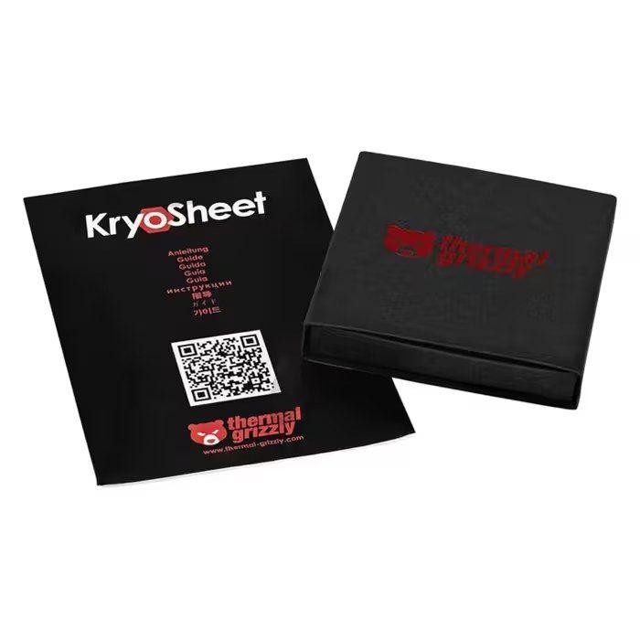 Almofada Térmica THERMAL GRIZZLY KryoSheet TG-KS-68-51 (Almofada térmica - 1 unidade - Antracite) — miniatura 3