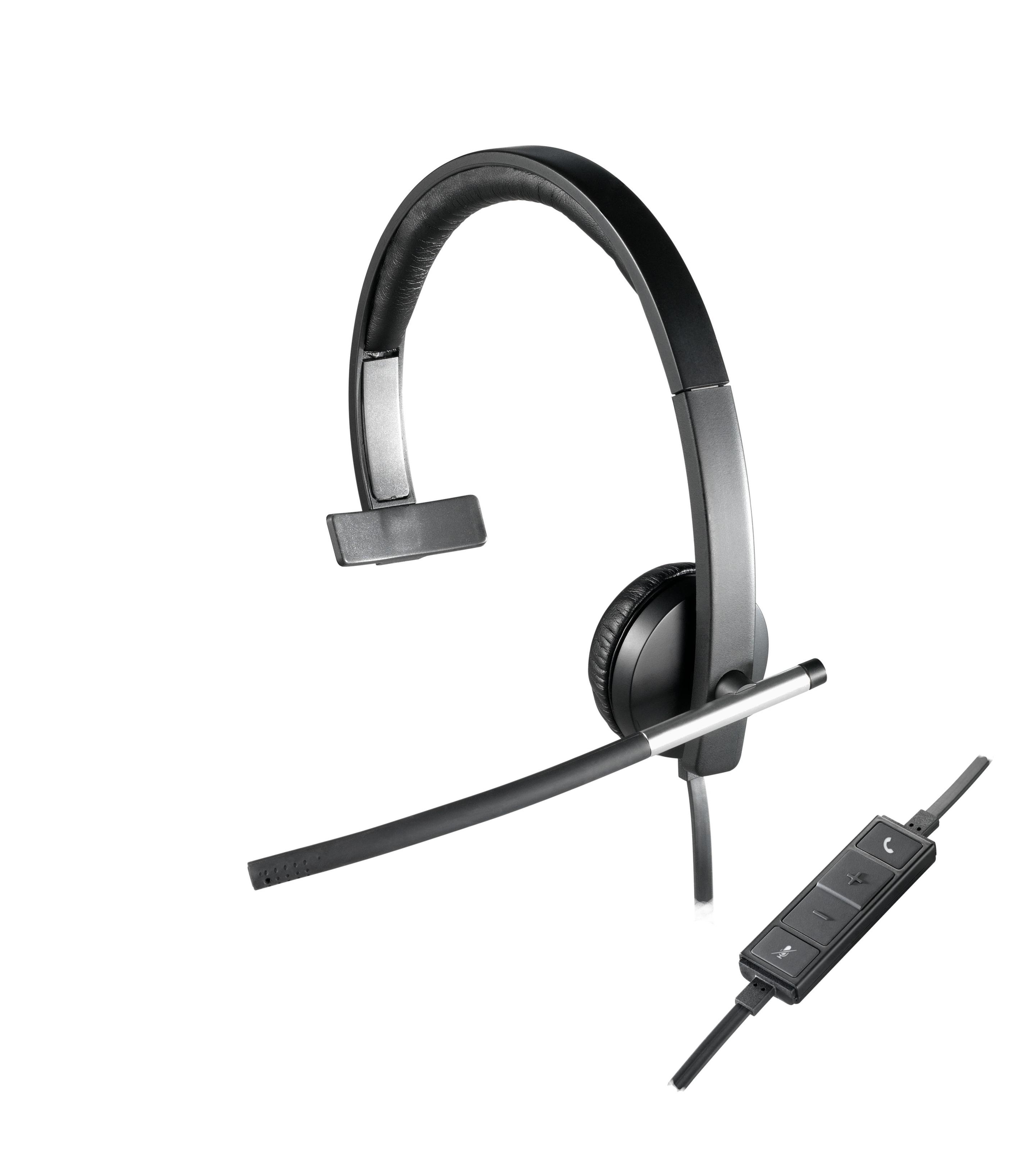 Headset LOGITECH H650e Mono (Monofónico - Com fios - Supra-aural - Preto e Prateado), miniatura 5