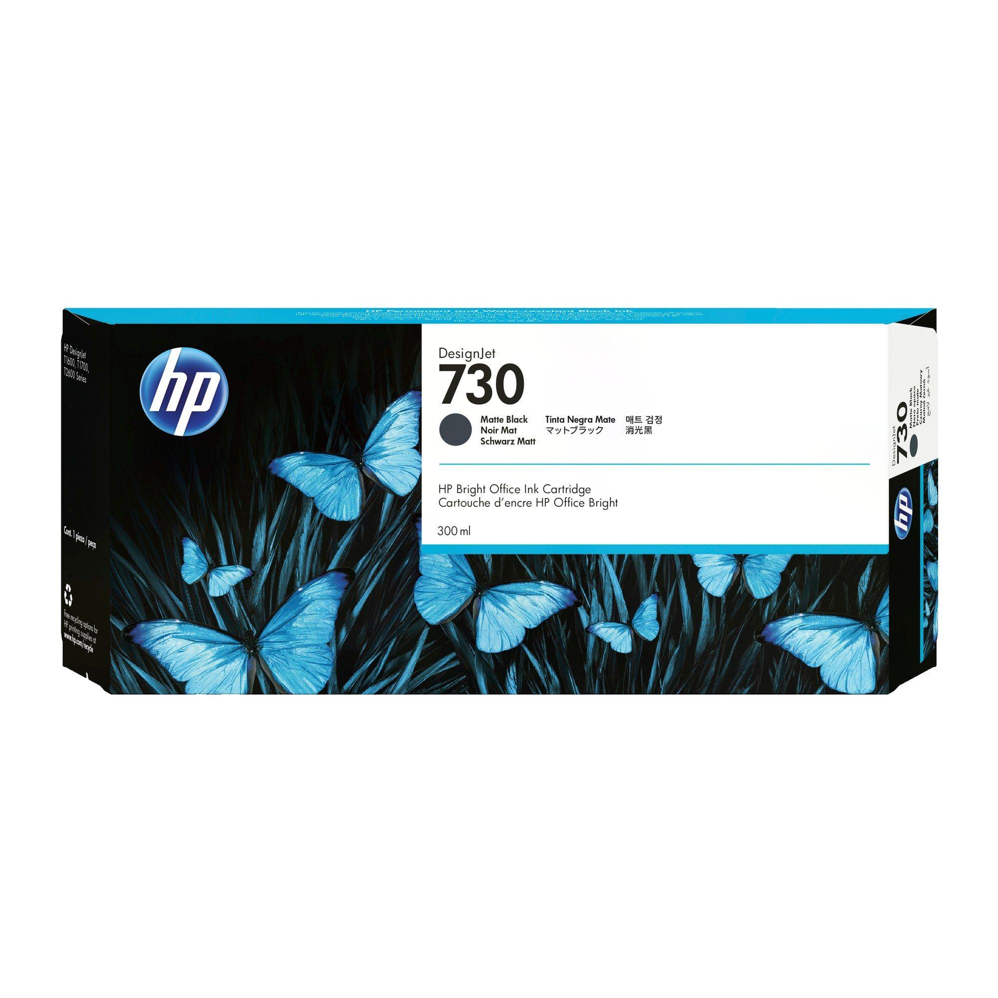 Tinteiro HP 730 P2V71A (Preto Mate)