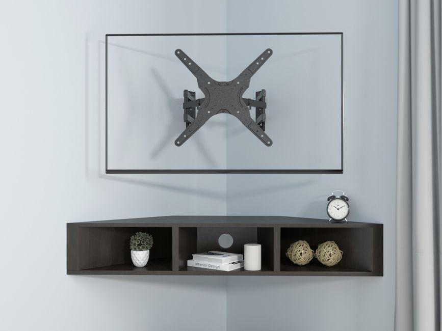 Suporte de Parede TV de Canto EQUIP 650328 (23-55" - VESA 400x400 - 45 kg - Preto), miniatura 5