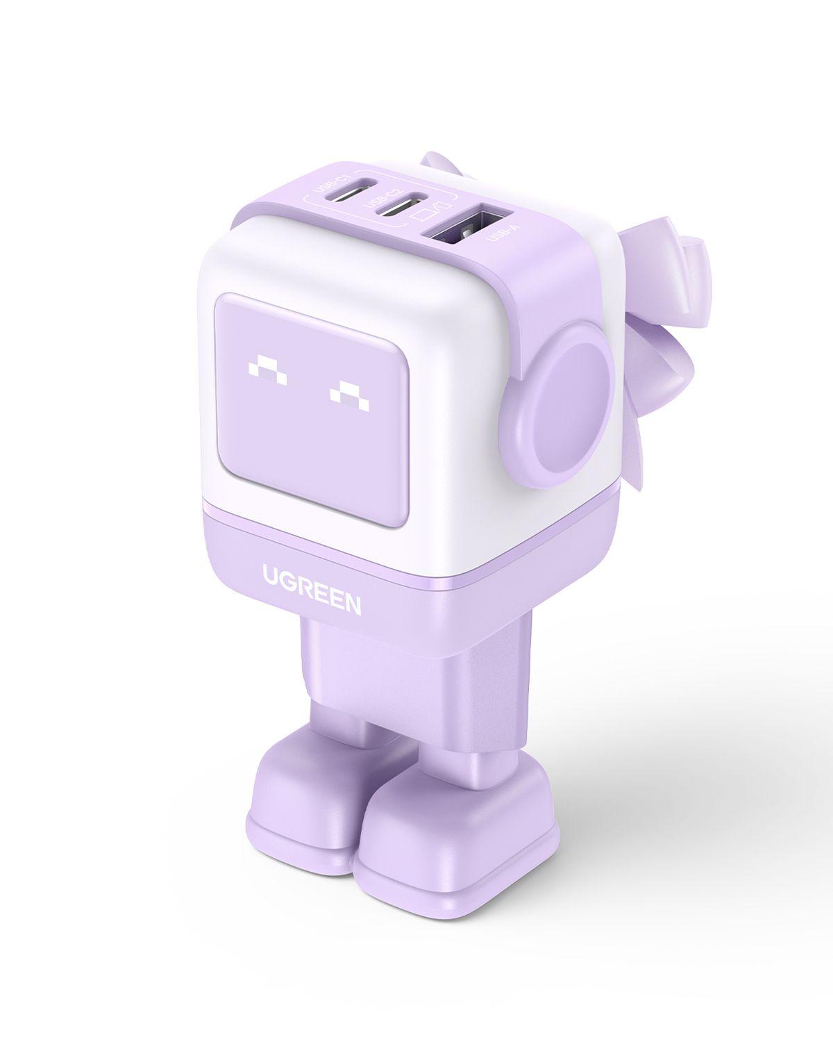 Carregador UGREEN Nexode RG Robot (65 W - Lilás)