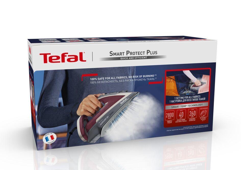 Ferro de Engomar TEFAL FV6870E0 (2800 W - 0,27 l - 260 g/min - Vermelho), miniatura 12
