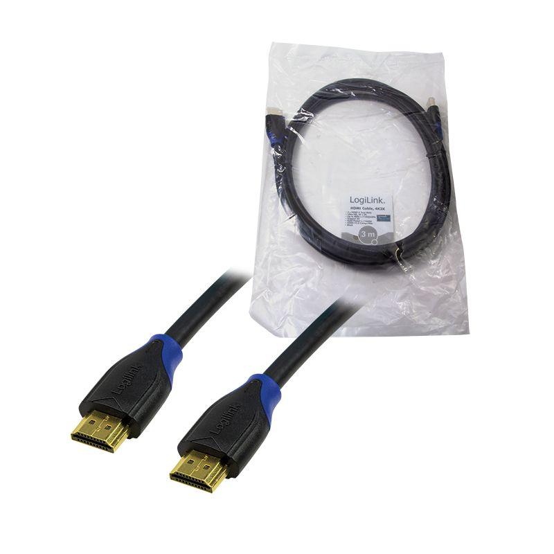 Cabo HDMI LOGILINK CH0063 (3 m - 60 Hz - HDMI Type A - Preto), miniatura 6