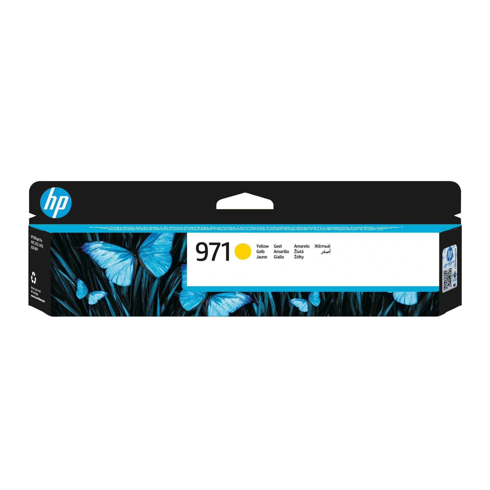 Tinteiro HP 971 CN624AE (2500 páginas - Amarelo)