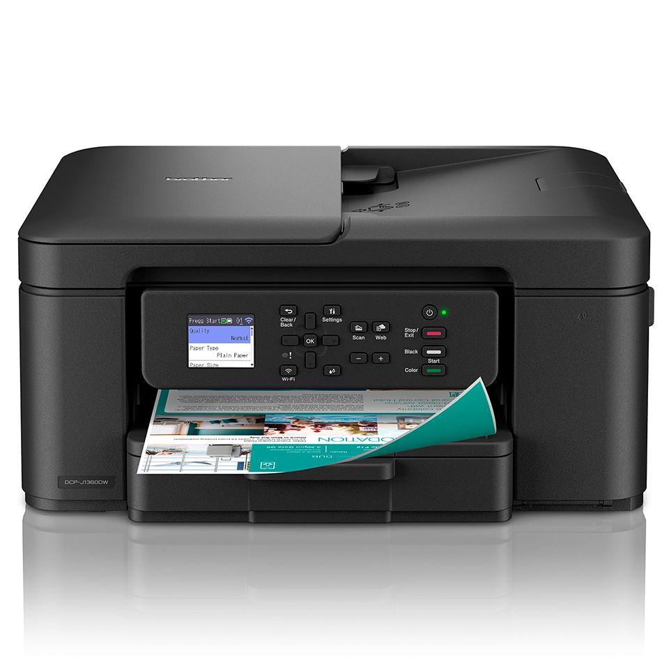 Impressora Multifunções BROTHER DCP-J1360DW (A4 - Impressão a cores - 150 folhas - Preto)