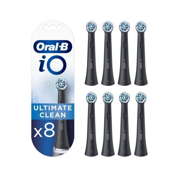 Cabeças de Escova de Dentes ORAL-B iO Ultimate Clean (Preto)